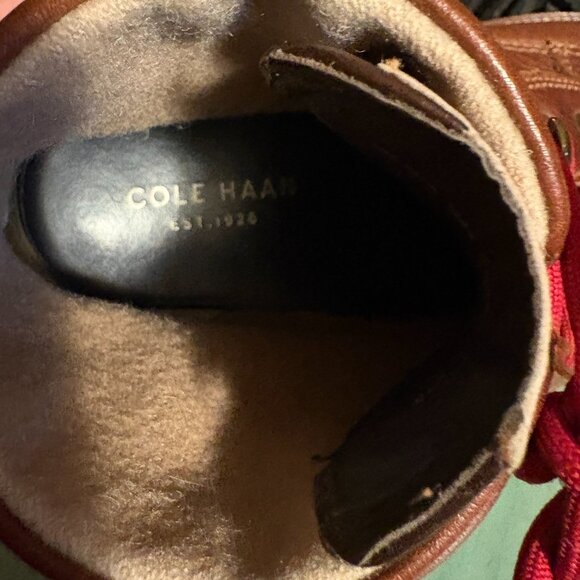 Mens Cole Haan C20357 Moc Toe Chukka Brown Leather Boots  Size 8 M - Picture 10 of 10